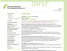 Tablet Screenshot of netzwerk-versorgungsforschung.de